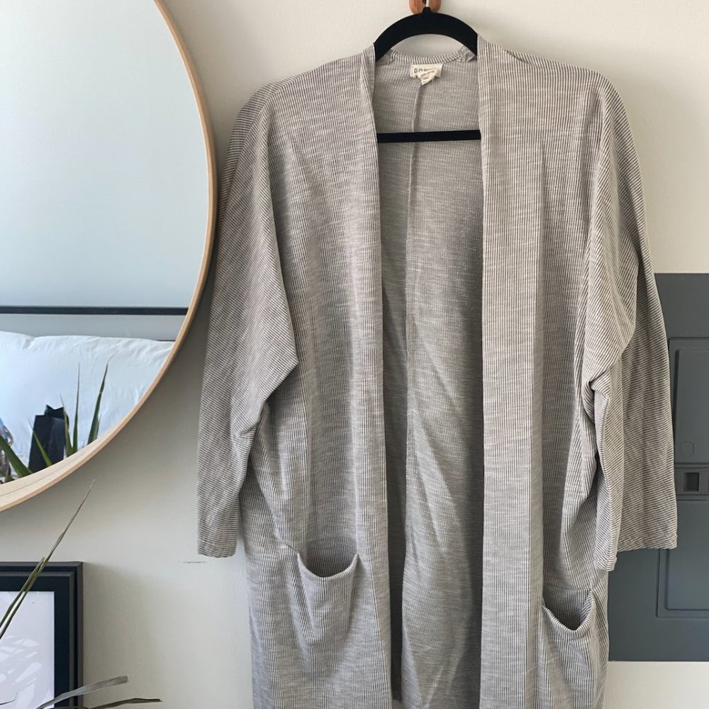 DONNI LINEN BLEND CARDIGAN